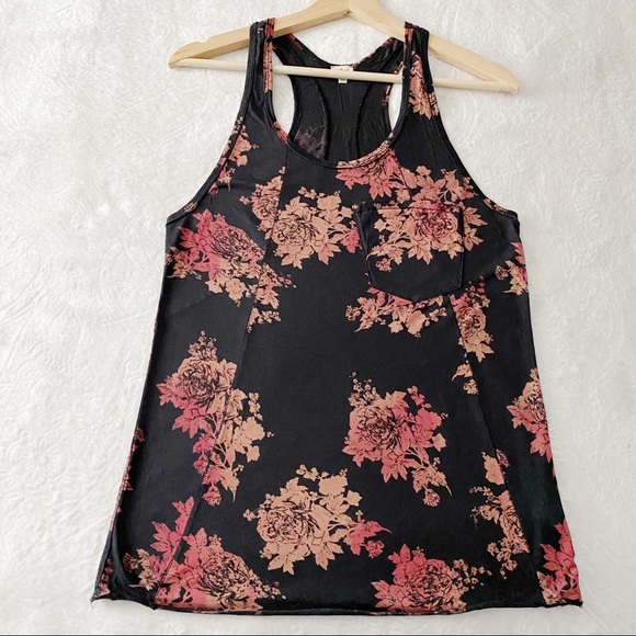 Aritzia Wilfred Floral Print Tank Top - Picture 3 of 9